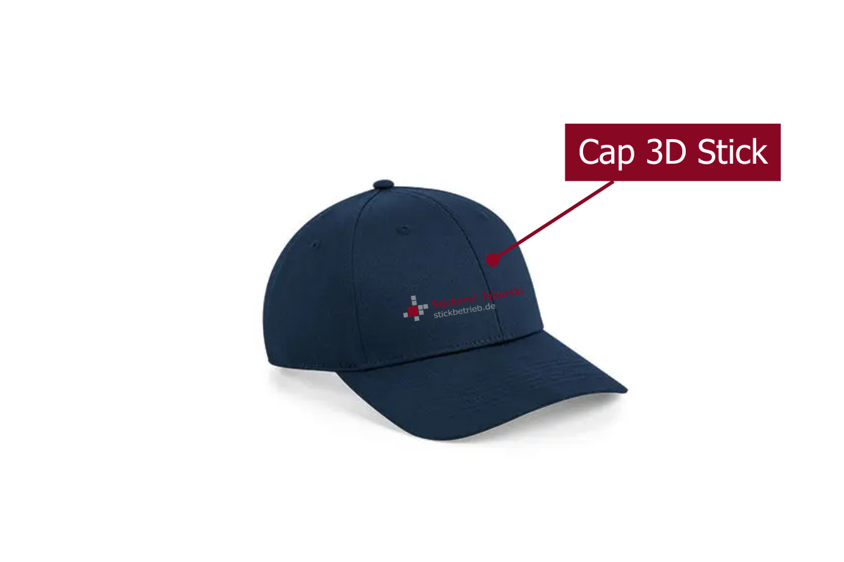 Cap mit 3d Stick Logo