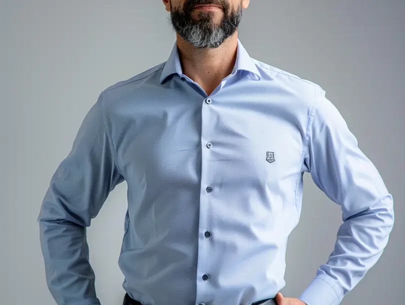 Hemd Kragen besticken