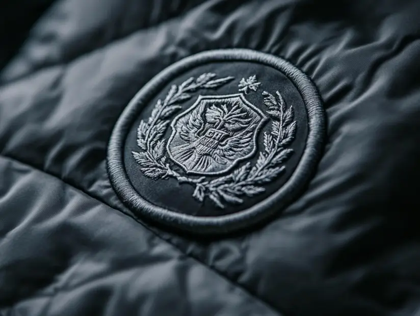 Firmenlogos besticken